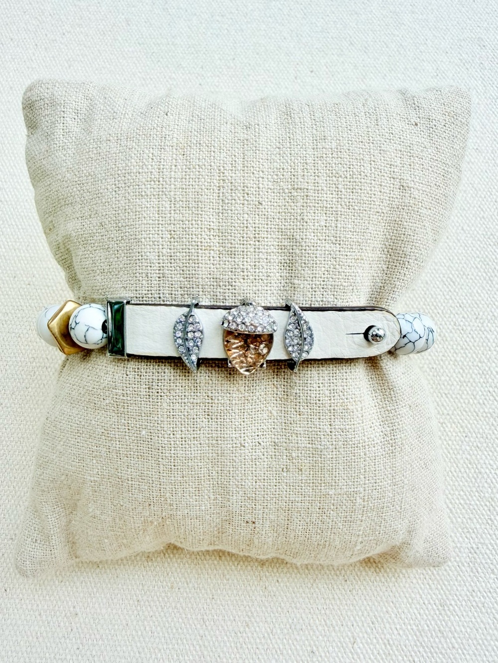 *Story Beads Bracelet Charm Set* KEEP COLLECTIVE Retired Acorn and Leaf